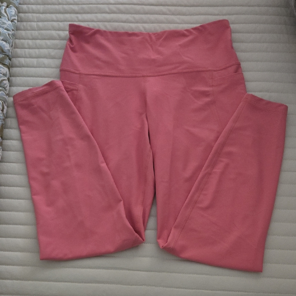Old Navy High Waisted Coral Powersoft Leggings